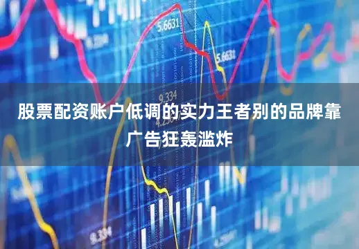 股票配资账户低调的实力王者别的品牌靠广告狂轰滥炸