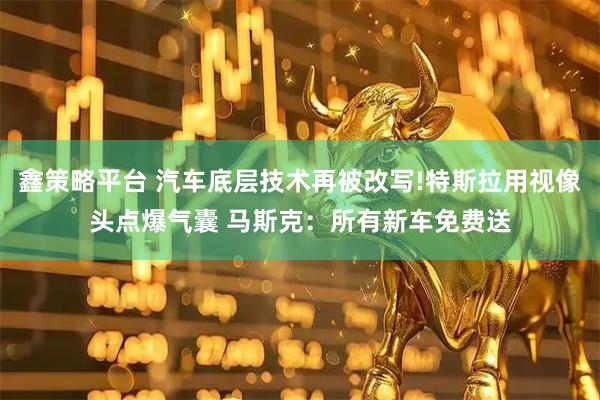 鑫策略平台 汽车底层技术再被改写!特斯拉用视像头点爆气囊 马斯克：所有新车免费送