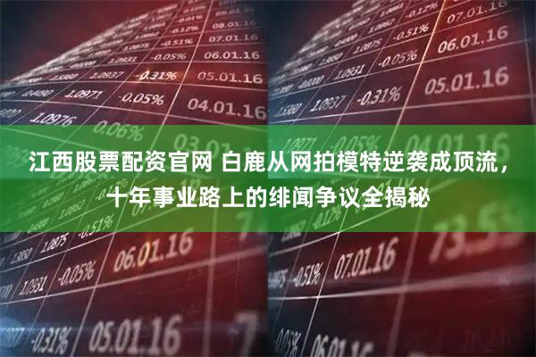 江西股票配资官网 白鹿从网拍模特逆袭成顶流，十年事业路上的绯闻争议全揭秘